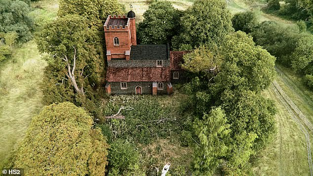 Реконструкция церкви. Источник: dailymail.co.uk 