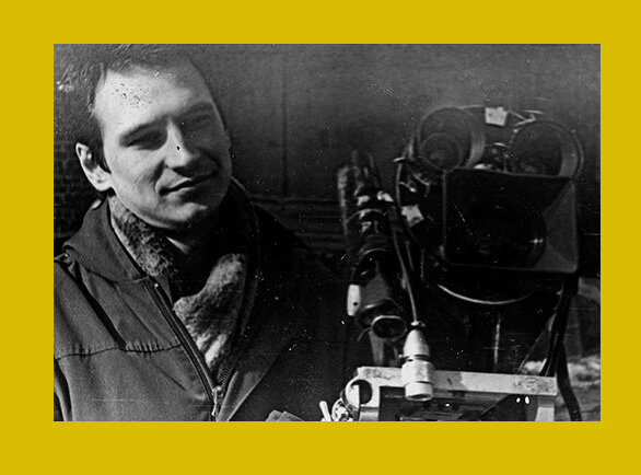 Алексей Балабанов во время работы на Свердловской киностудии. Из семейного архива Алексея Балабанова. 