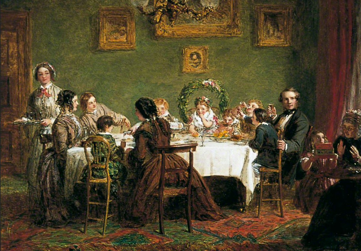 William Powell Frith, Many Happy Returns of the Day, 1856 (Mercer Art Gallery, Harrogate, England).