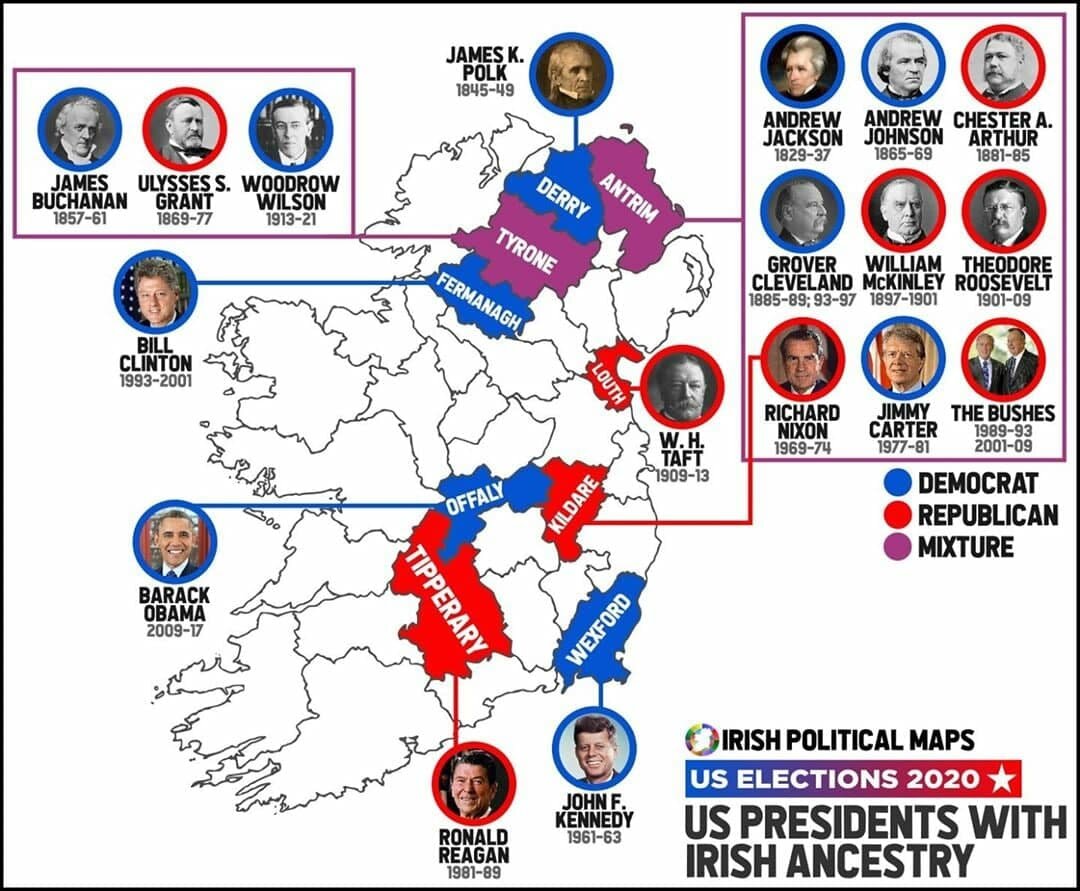 Сколько президентов США ирландского происхождения? | ЭтноФил | Дзен