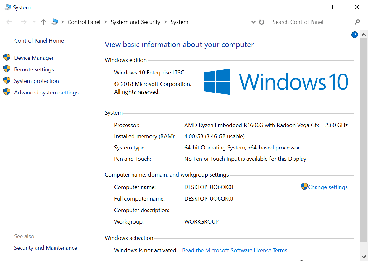 Легкая windows 10 для слабых