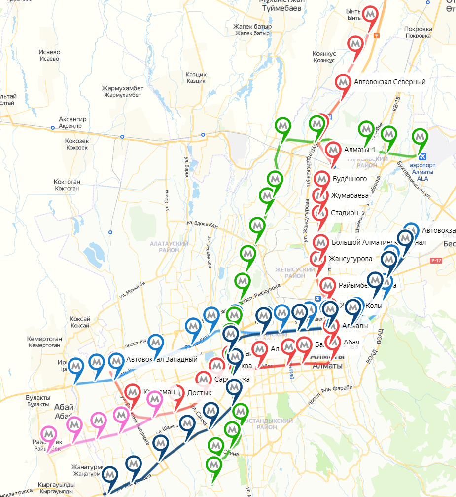 Интерактивная Карта Перспективного Развития Метро В Алматы На.