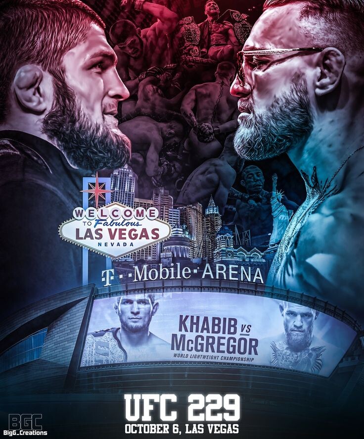 Постер к бою Хабиба против Конора