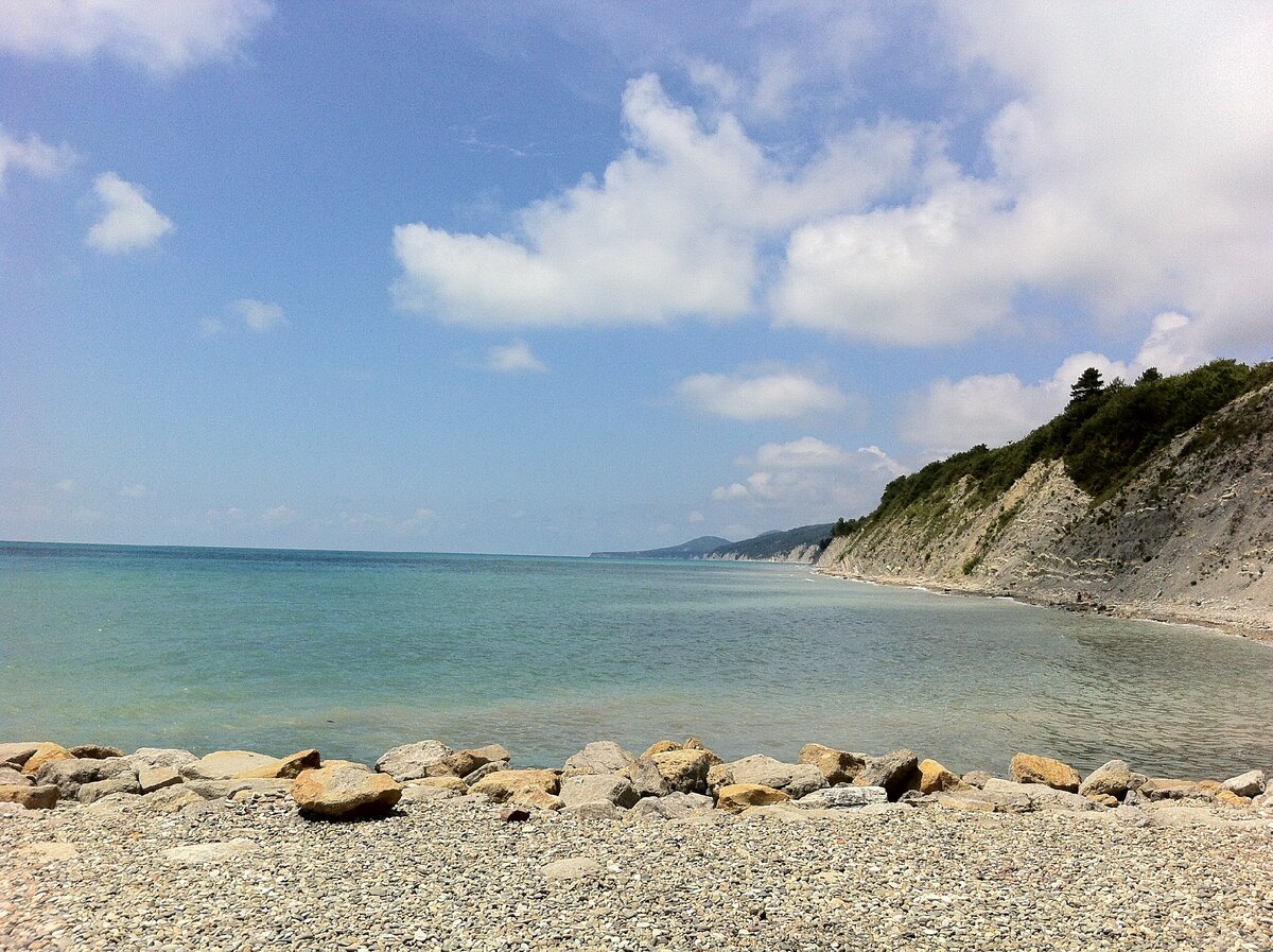 Вид в другую сторону пляжа