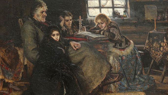 Картина Сурикова В. "Меншиков в Берёзове" (1883). Фото взято с ресурса Яндекс.Картинки