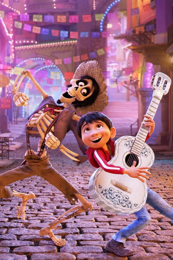 Постер из мультфильма: Тайна Коко.

