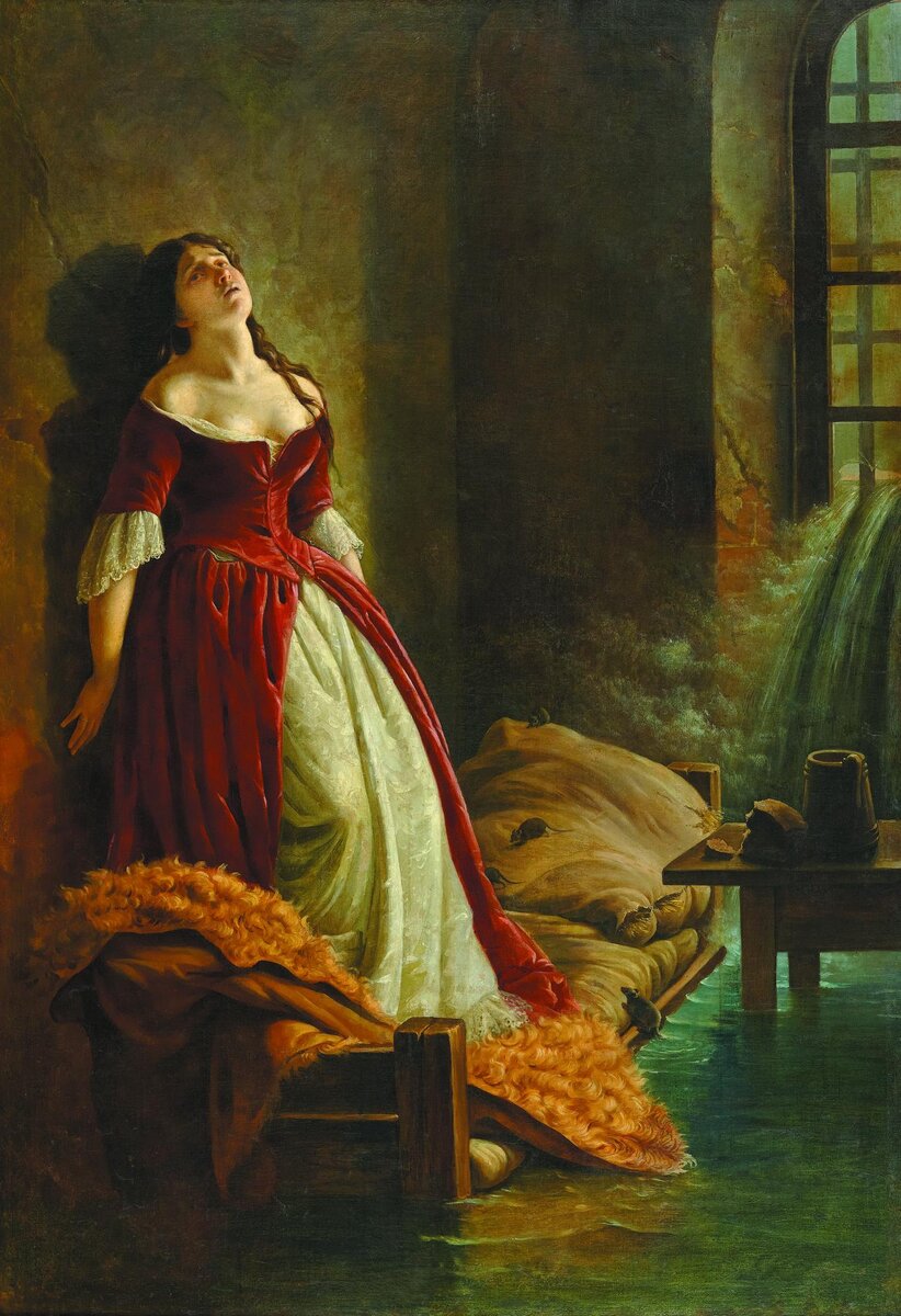 К. Д. Флавицкий. «Княжна Тараканова», 1864, Государственная Третьяковская галерея