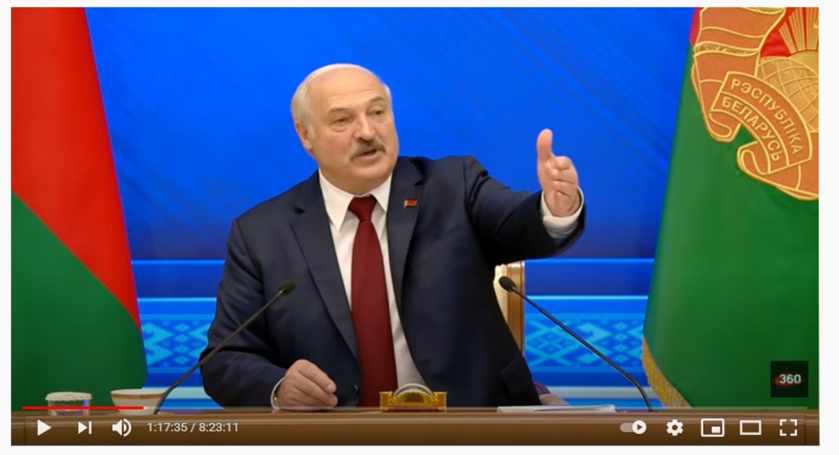 Лукашенко, Большой Разговор, скрин