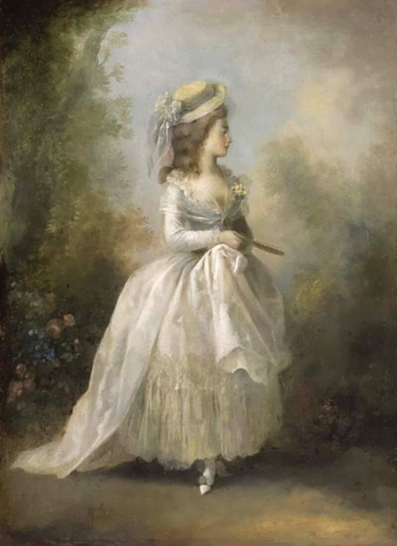 Жан Фредерик Шалль «Променад» (не является портретом Анны)