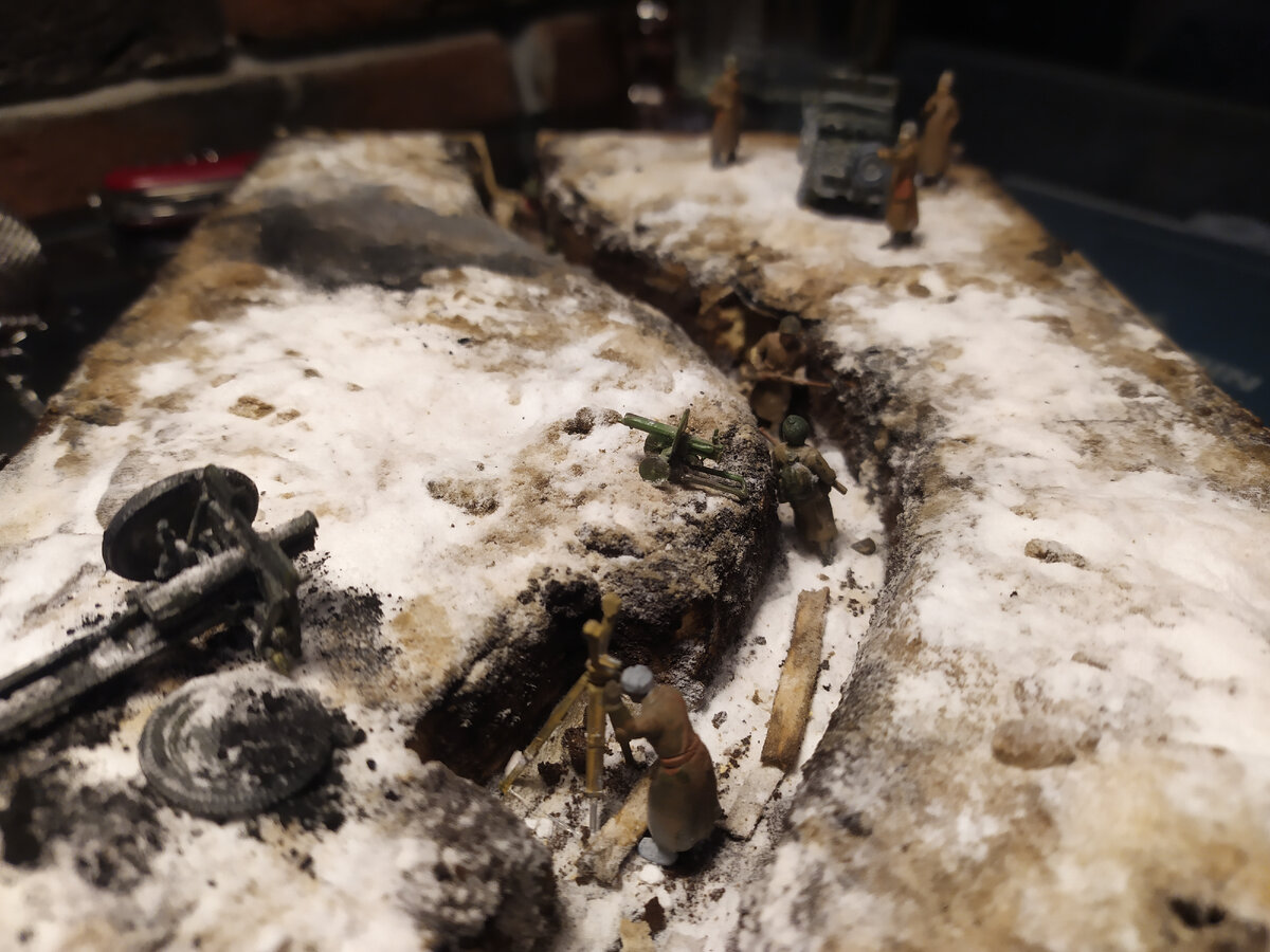 Одна из первых работ, которая задала новый стандарт для диорам посвящена Великой отечественной войне.