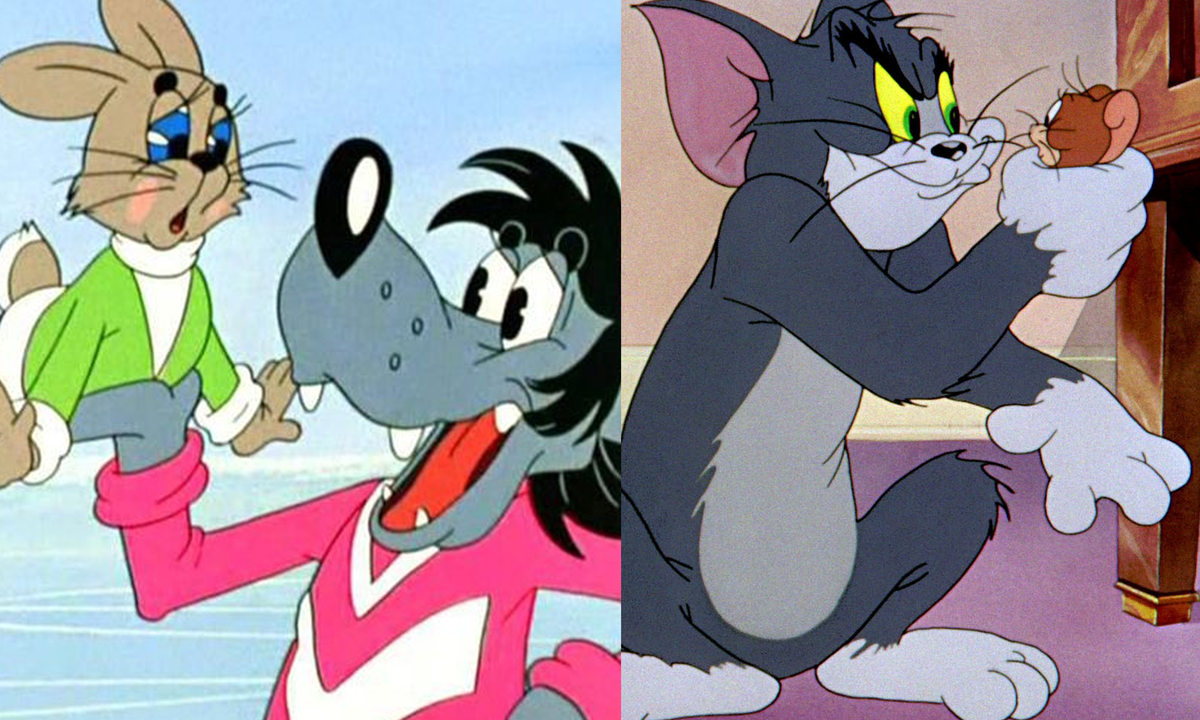Неужели плагиат? Пять параллелей между мультфильмами "Том и Джерри" и "Ну, погоди". Премьерные серии историй про кота и мышонка состоялись в 1940 году и тем более не были знакомы советскому зрителю.