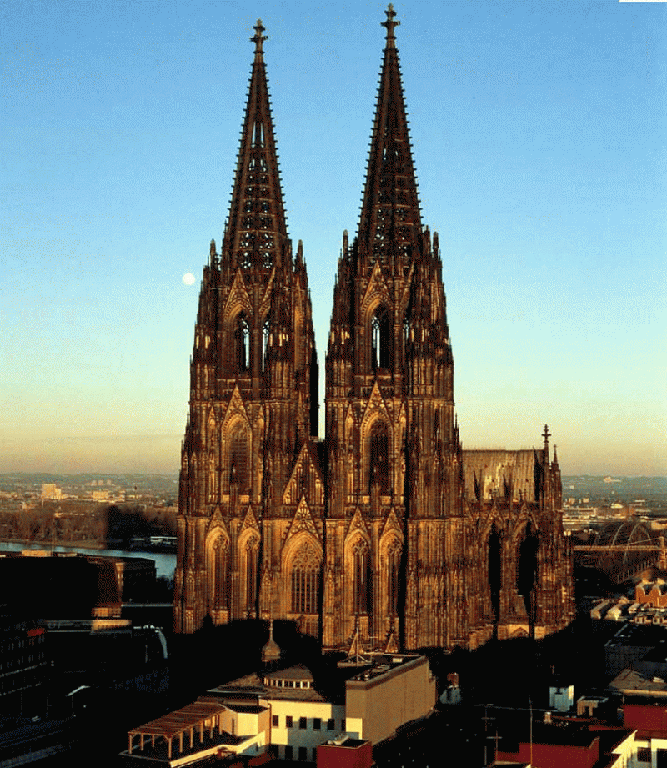 Готический храм. Кельн