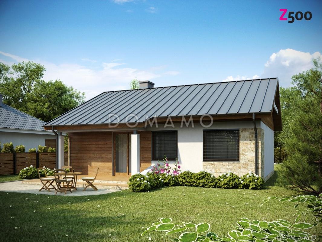 Проект D4188 — вид со стороны террасы