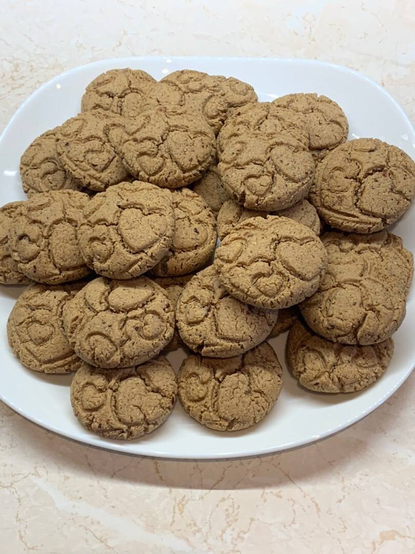 Ржаное печенье с финиками