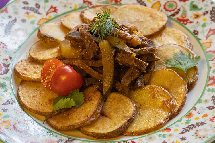 Шукша. Tatar food.