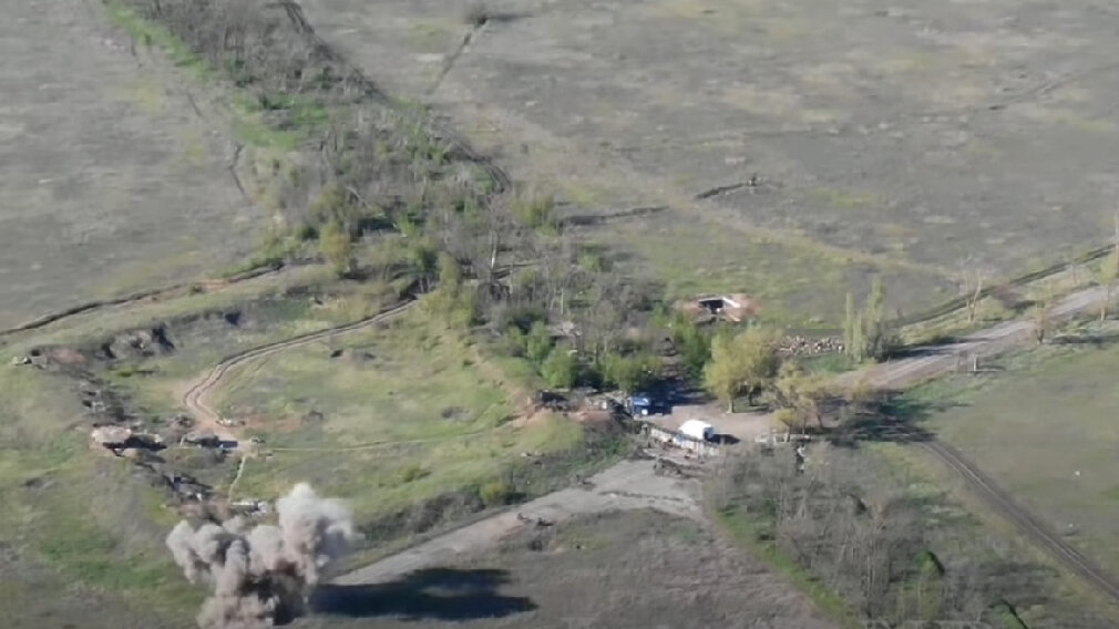 Танковая атака под авдеевкой. Уничтожен блок пост ВСУ. Укрепрайон на Донбассе.