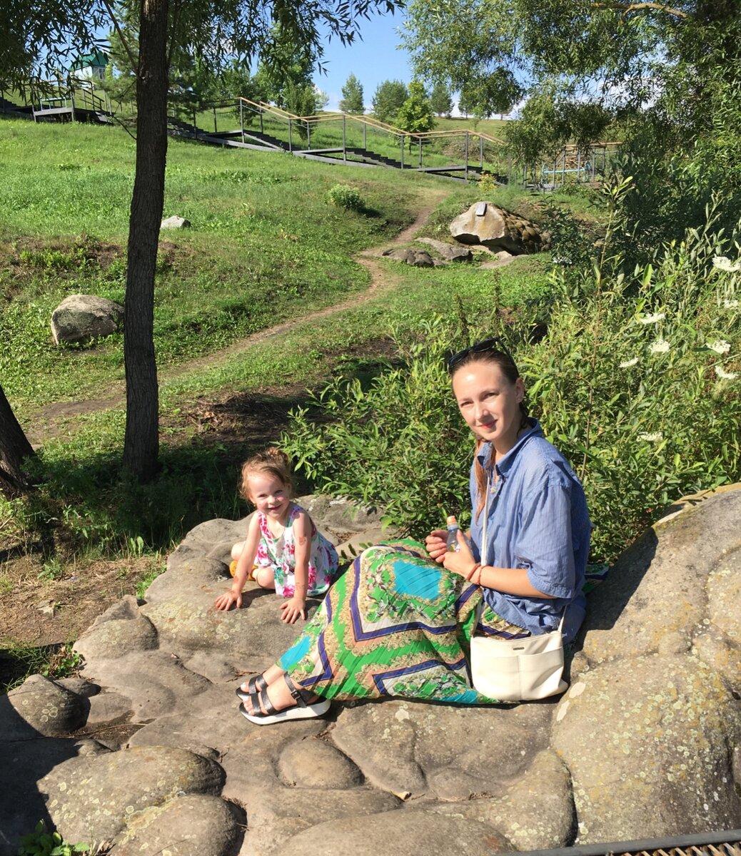 Уже после купания, я мокрая!)