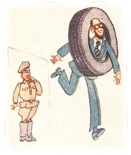 Художник Евгений Шабельник, "Крокодил" №27, 1978