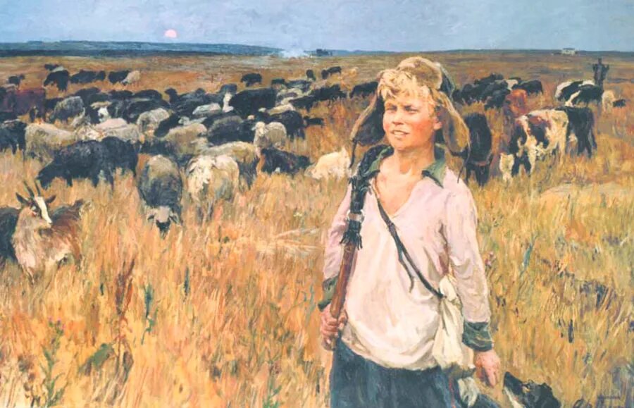 А.А. Пластов. Витя-подпасок. 1951 г.