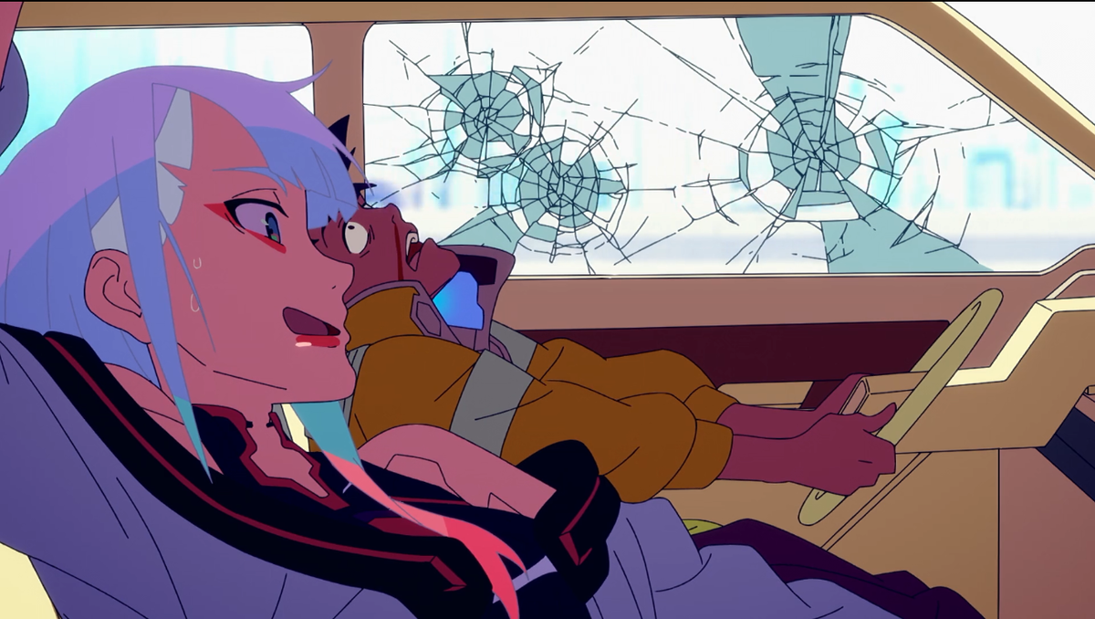 а вот тут уже атмосферку FLCL подвезли с тамошней упоротостью 