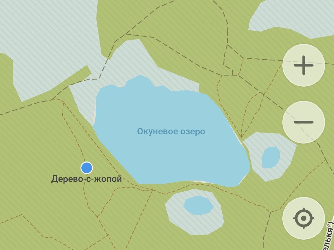Отметка с карты organic maps