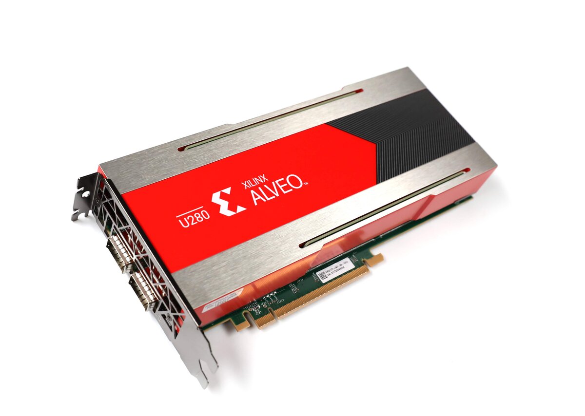 Ускорительные платы Xilinx – Alveo U280.