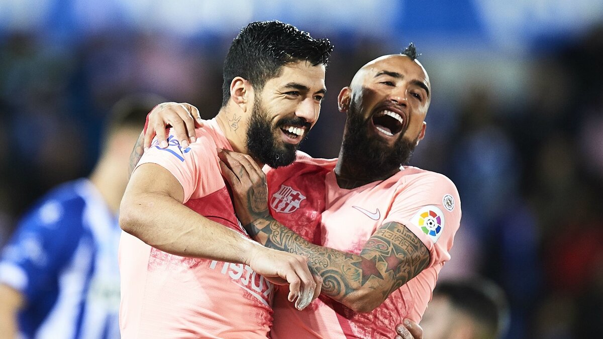 Луис Саурес и Артуро Видаль