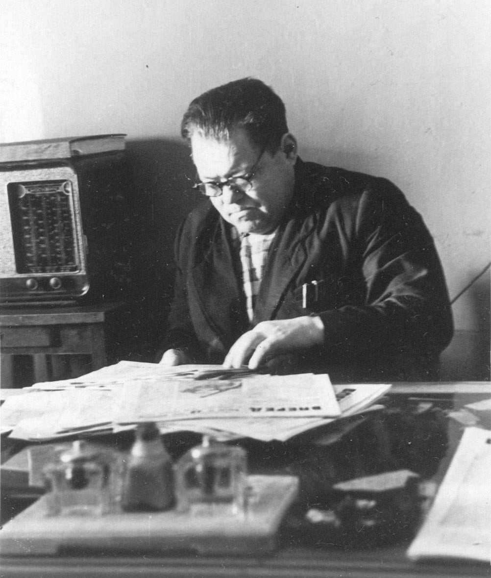 Редактор Николай Аникин, середина 1960-х гг.