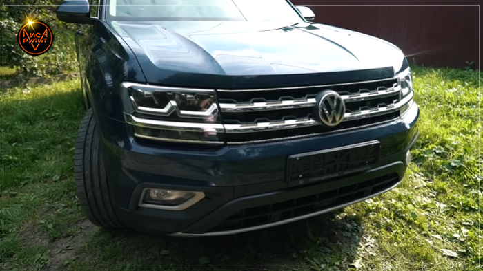Морда Volkswagen Teramont. Лиса Рулит