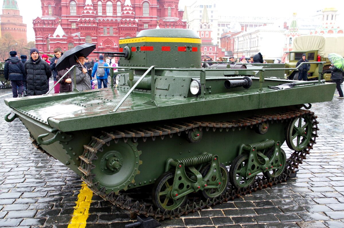 Т-37А на выставке в Москве