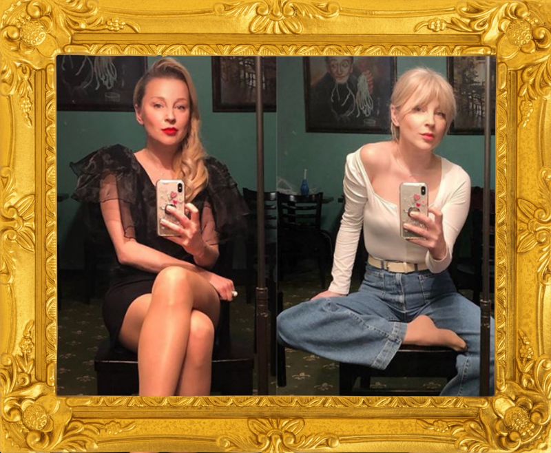 Ольга Медынич и её стиль, источник - социальные сети