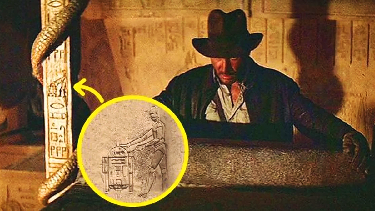 Кадр из фильма Индиана Джонс: В поисках утраченного ковчега 1981 год
