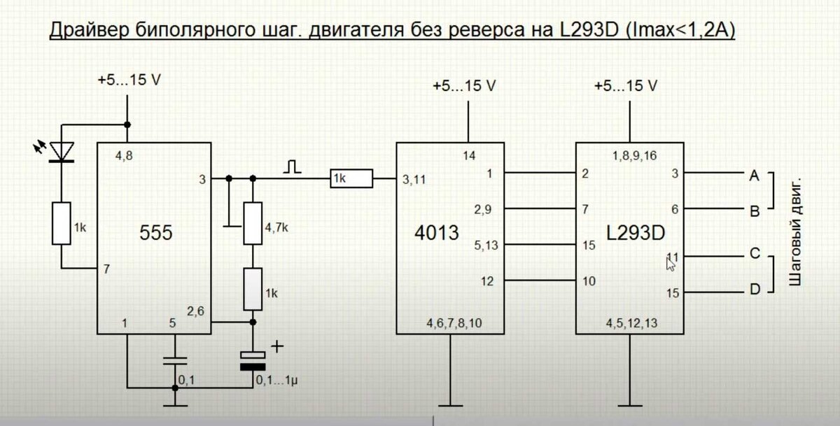 УПРАВЛЕНИЕ ШАГОВЫМИ ДВИГАТЕЛЯМИ