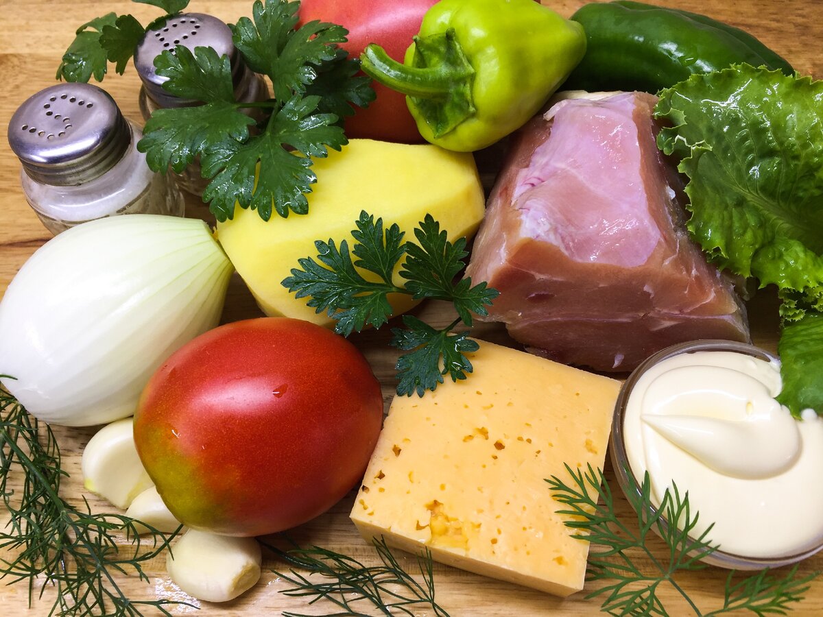 ингредиенты для запеканки из филе кролика 