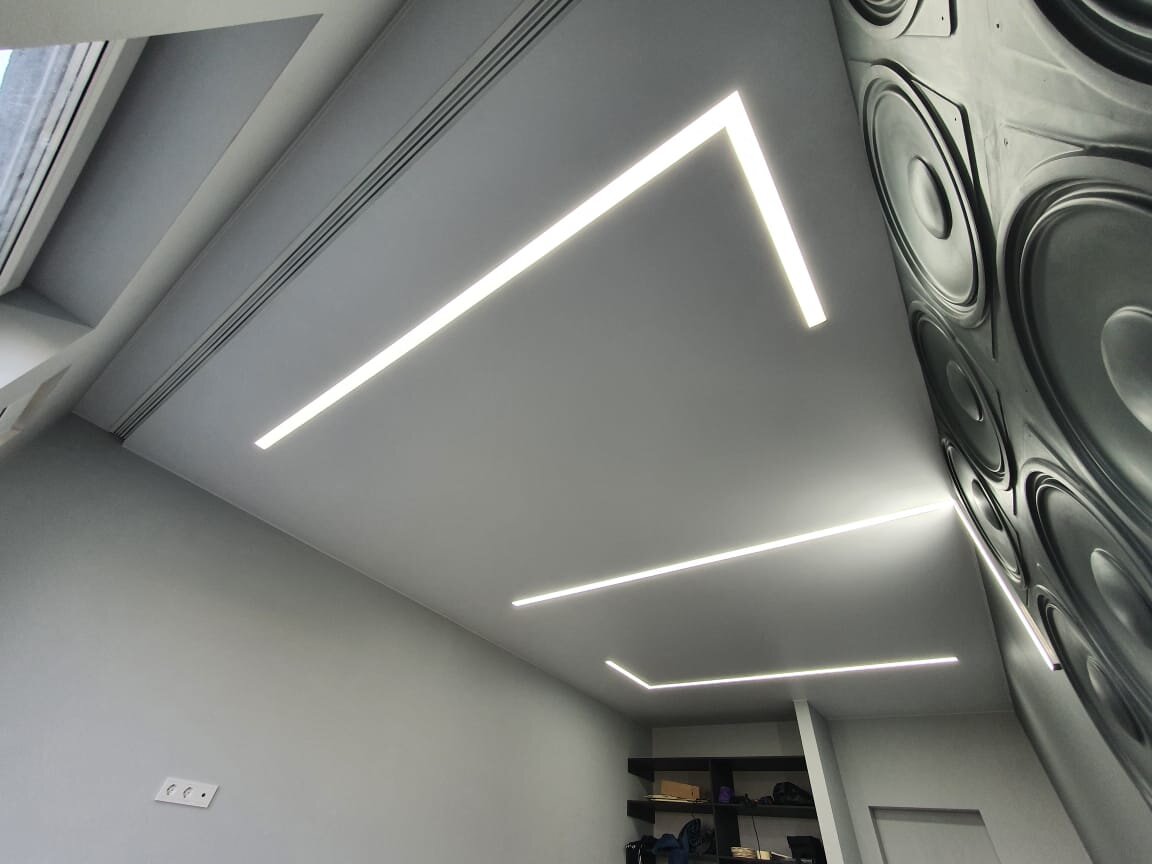 Работа  компании "Московские Потолки"