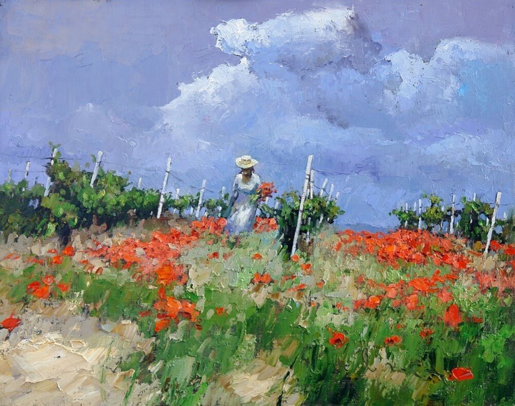 «Виноградники ранней весной»