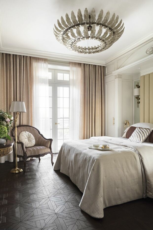Спальня в неоклассическом стиле