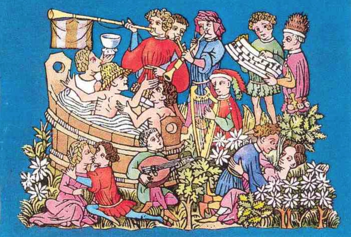 Когда б все время что провел 
я в обществе своих подружек
Под звон струны и в стуке кружек
употребить на чтенье книг.
Давно б признания достиг
Как свет науки, и мудрец
Или философ наконец.
И мел бы стол я бородою
и горло омочив ВОДОЮ
садился я б с пером в руке
писать трактат "О Рыбаке".
И грусть вздымалась бы со дна
когда б я видел из окна
Как молодые школяры
расправив по ветру вихры
Являя в знаньях полный мрак
Шумя вливаются в кабак.
И я завидовал бы им
Кто жаждой знаний не гоним
Кто пыл свой юный не кладет
(Под книги пыльный переплет)
Чья жизнь размерено проста
Во славу юного Христа!
