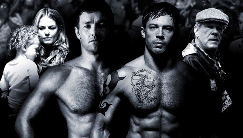 Джоэл Эдгертон и Том Харди - постер фильма "Воин"