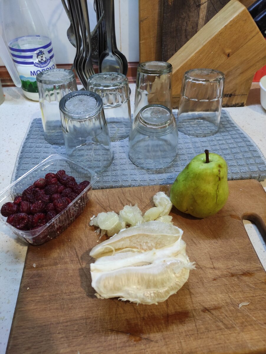 малина, памела и груша