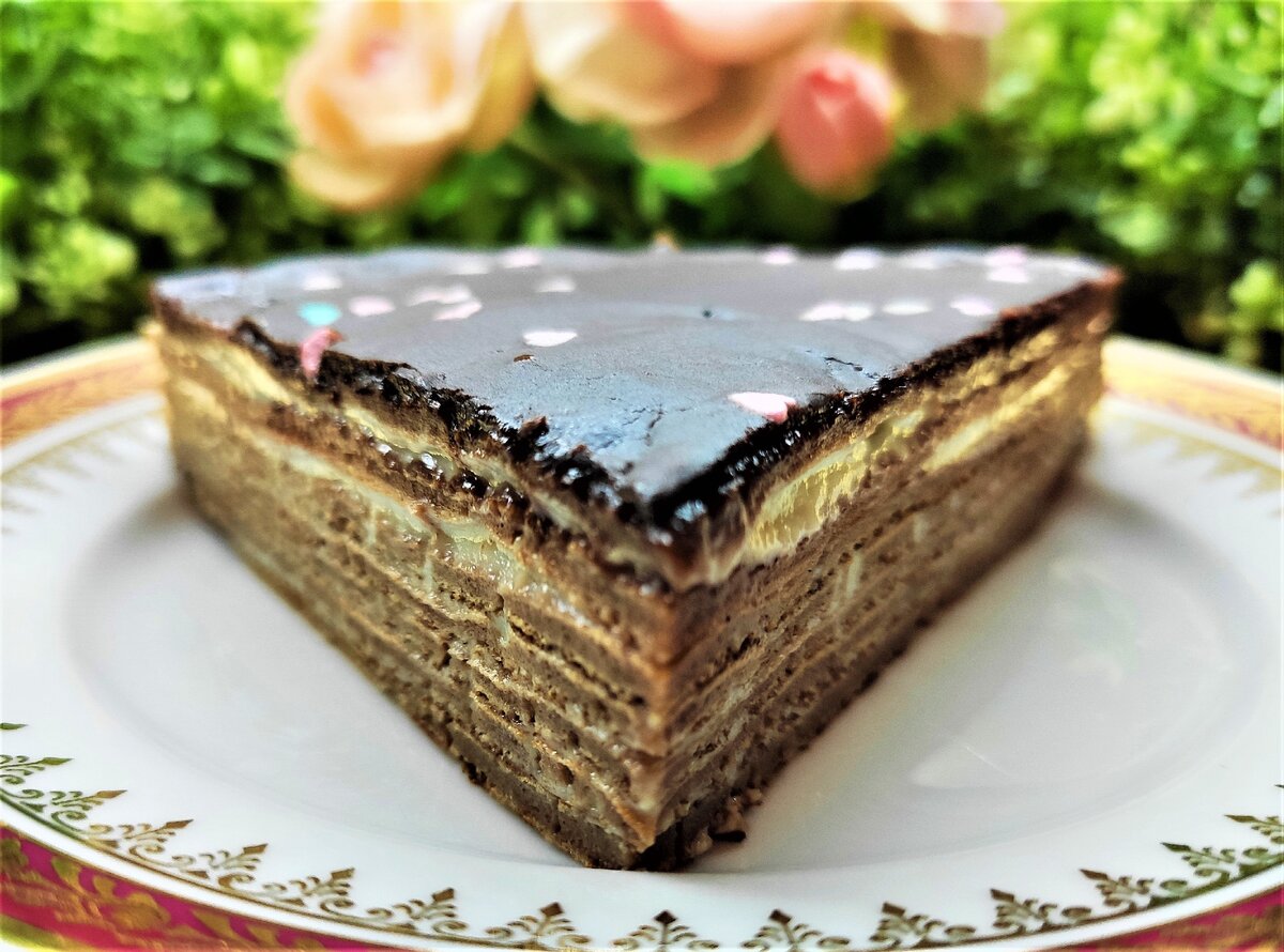 Блинный шоколадный торт на сковороде - рецепты с фото