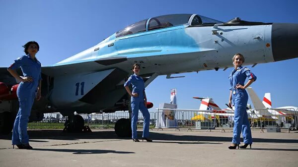 МиГ-35 на авиасалоне МАКС-2019. © РИА Новости / Рамиль Ситдиков 