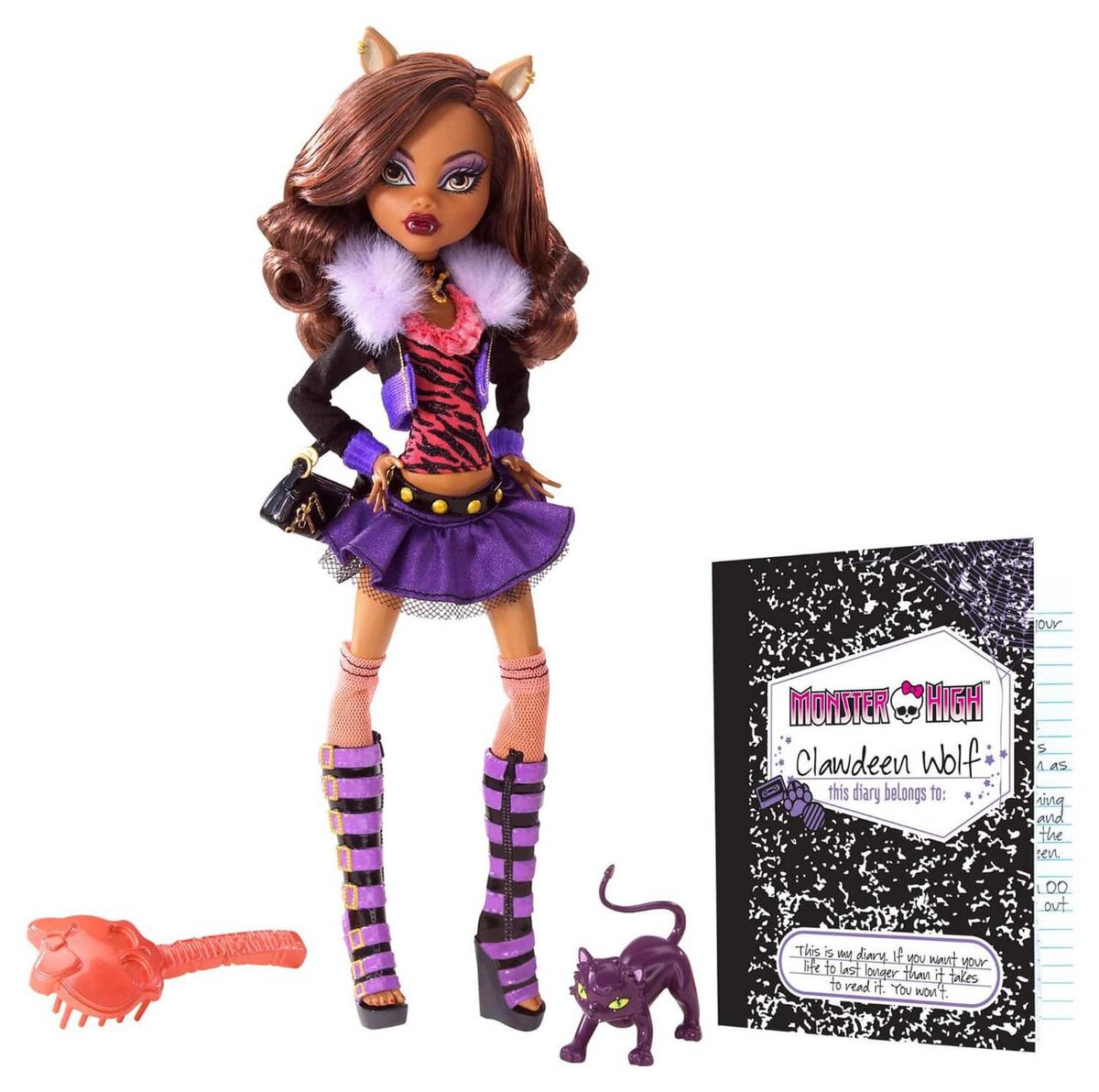 Кукла Monster High Monster High В модном наряде Клодин Вульф DVH23