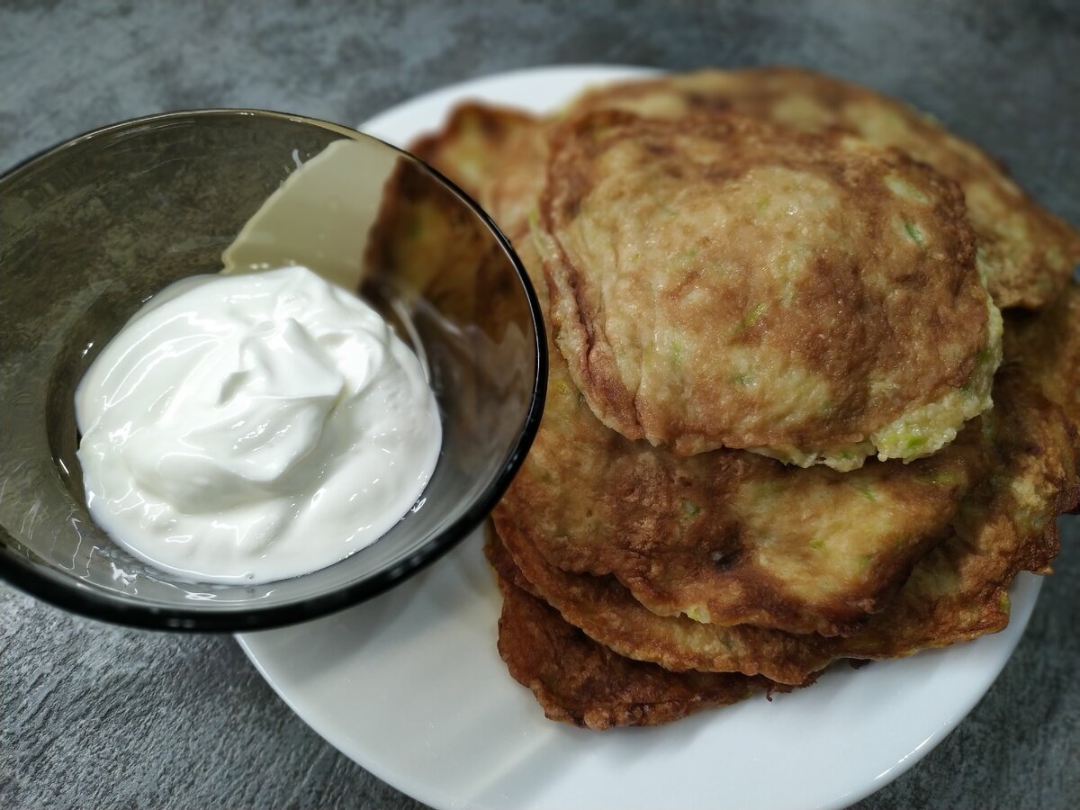 Кабачковые оладьи