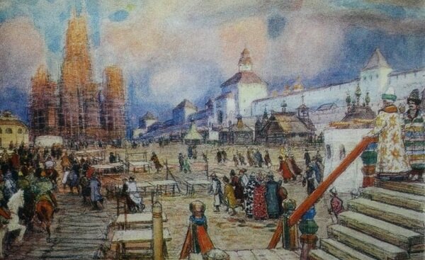 Москва при Иване Грозном. Картина Аполлинария Васнецова, 1902 г. Источник: artchive.ru
