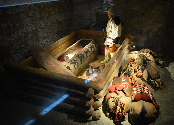 Реконструкция для музея. захоронение Алтайской принцессы. Источник:https://historydaily.org/