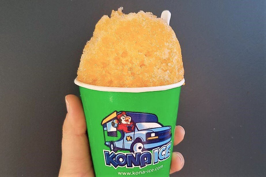 А вот так выглядели эти snow cones