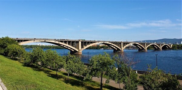 Мосты красноярска фото