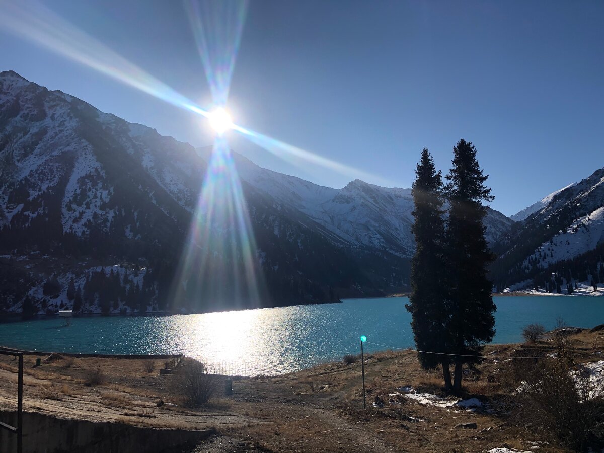 БАО - Большое Алматинское Озеро, водный резервуар Алматы