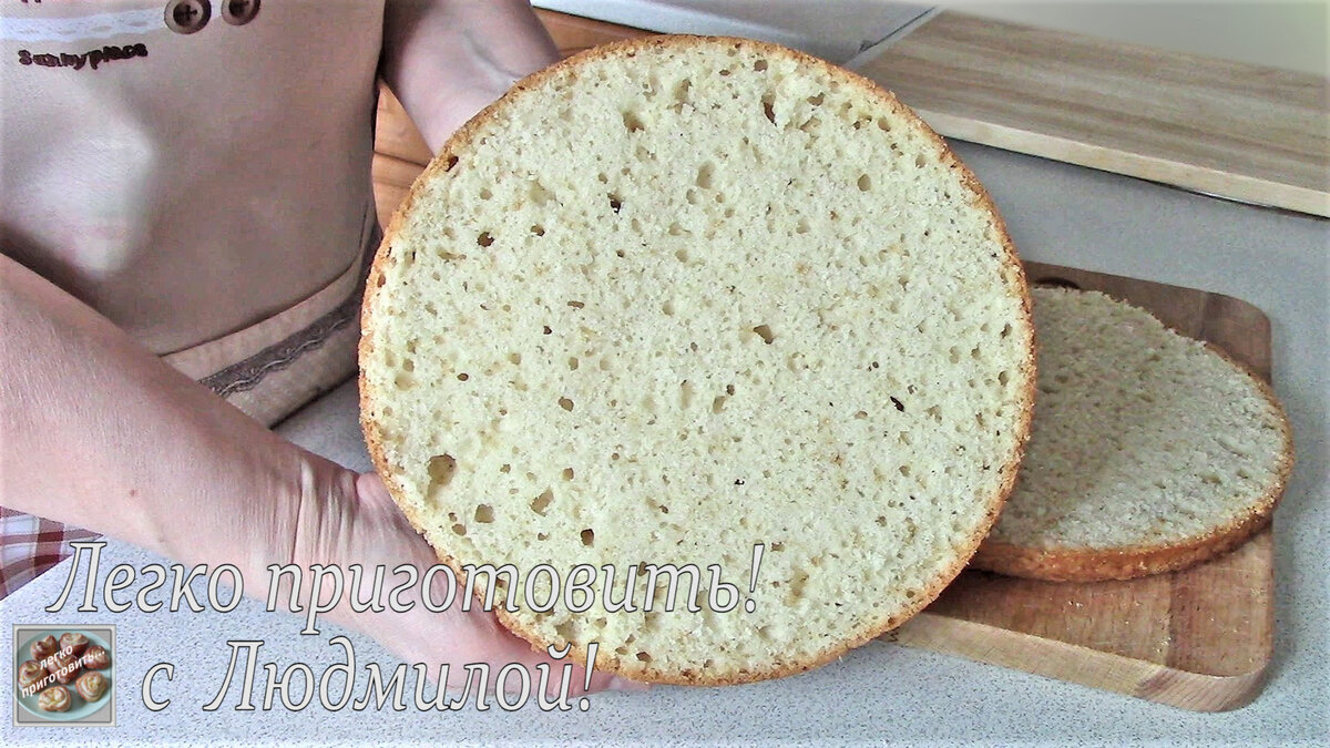 Постный бисквит без яиц